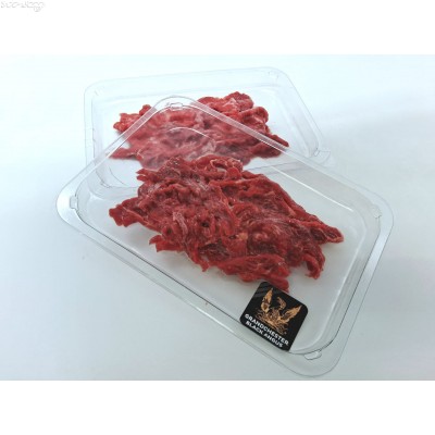 AU79 澳洲黑安格牛腹心肉手切火鍋片(日文稱為貝肉，約150g/碟，Skinpack)會員價HK$58.00/碟(由於手切關係，暫時有限度供應)